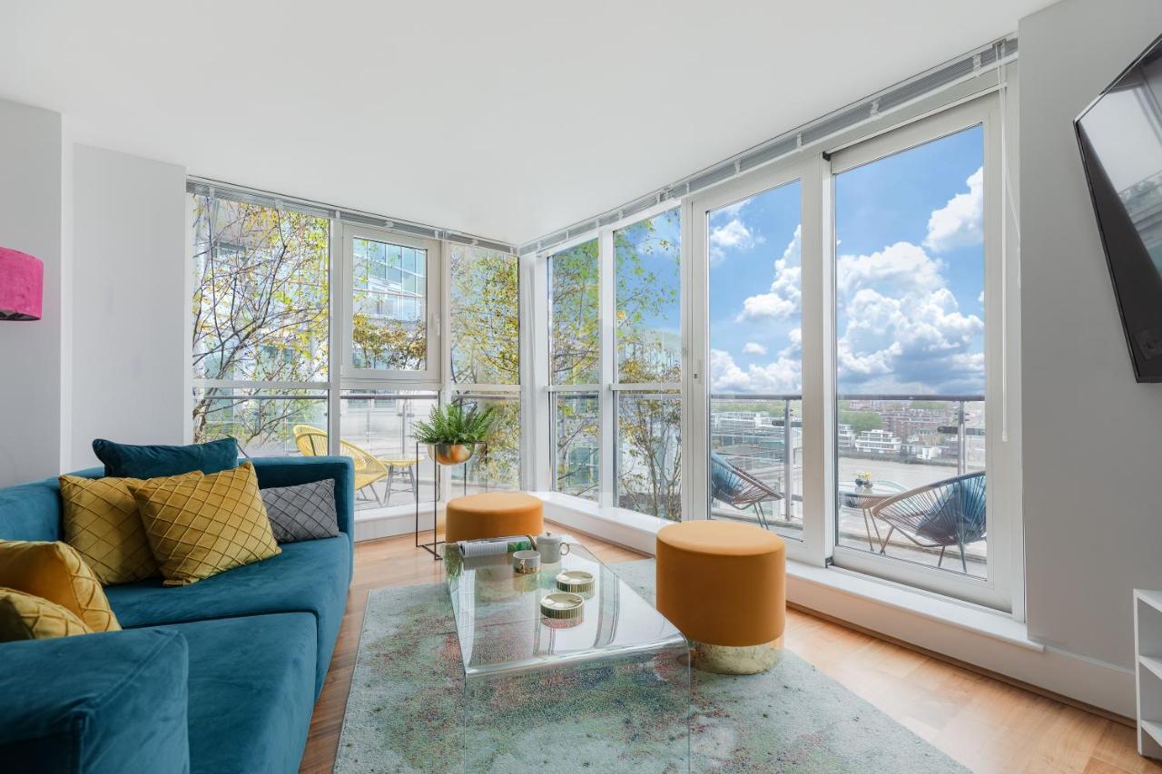 Best Thames View In Town! Large Luxxe Nomad Design Family Home Londýn Exteriér fotografie