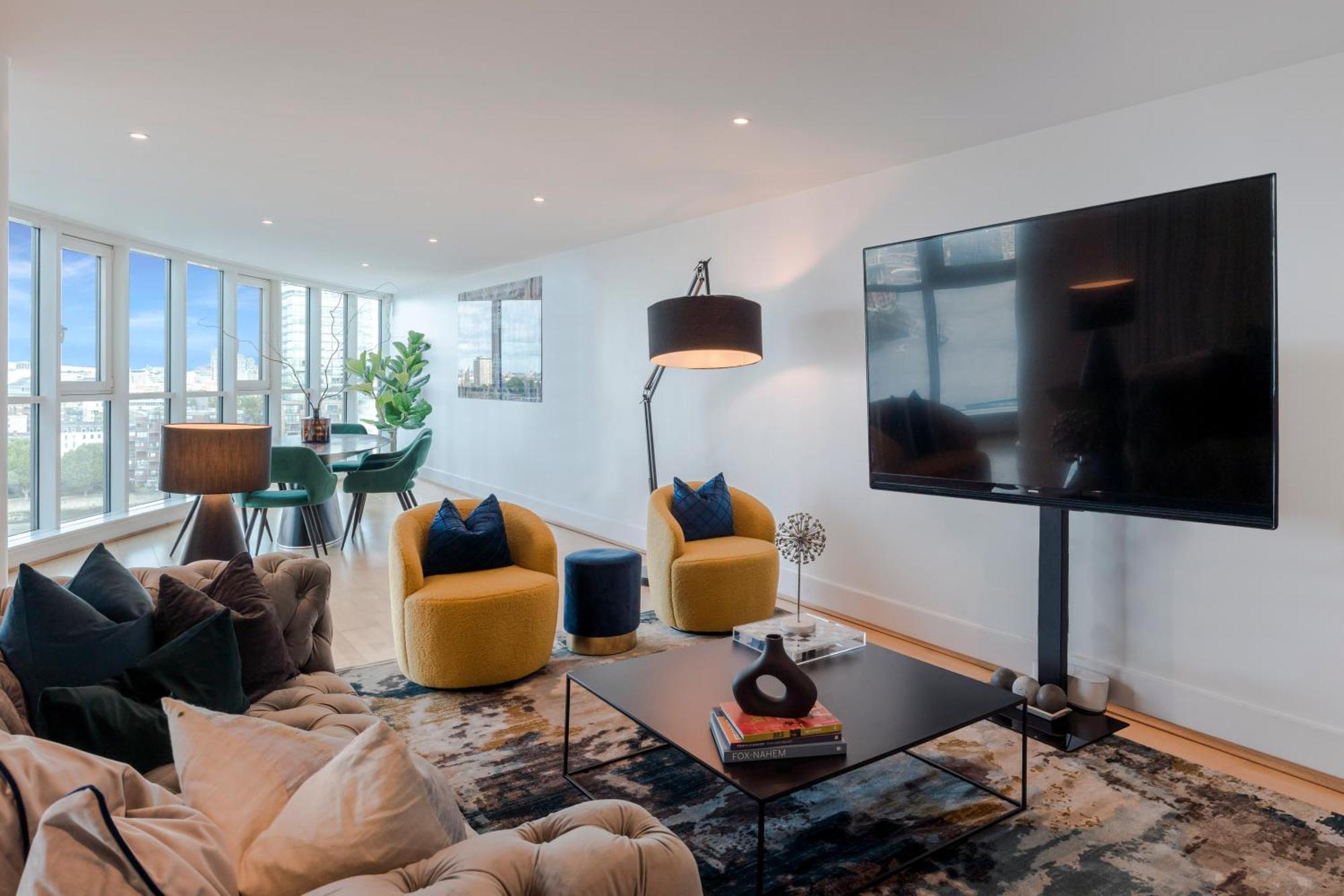 Best Thames View In Town! Large Luxxe Nomad Design Family Home Londýn Exteriér fotografie