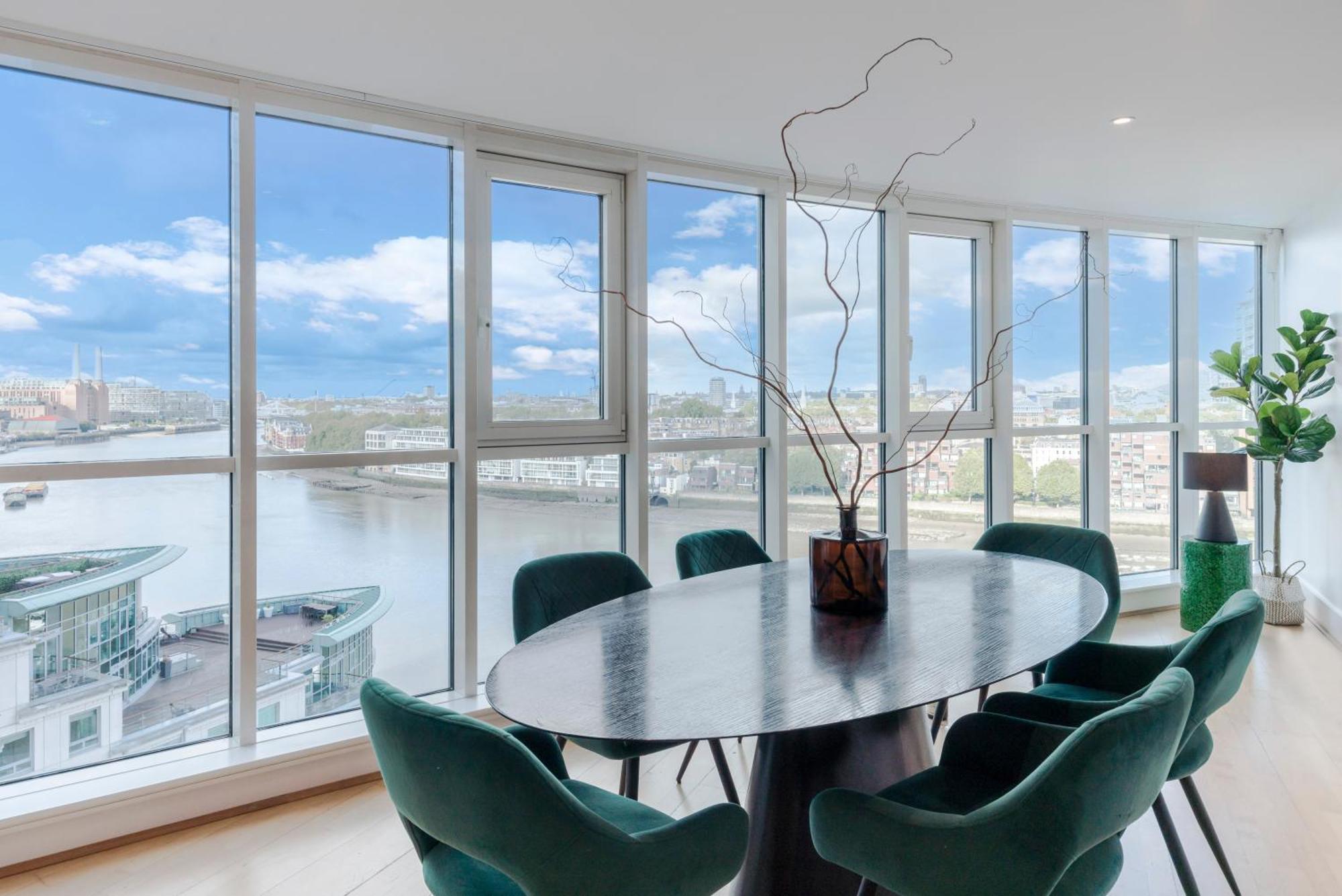 Best Thames View In Town! Large Luxxe Nomad Design Family Home Londýn Pokoj fotografie