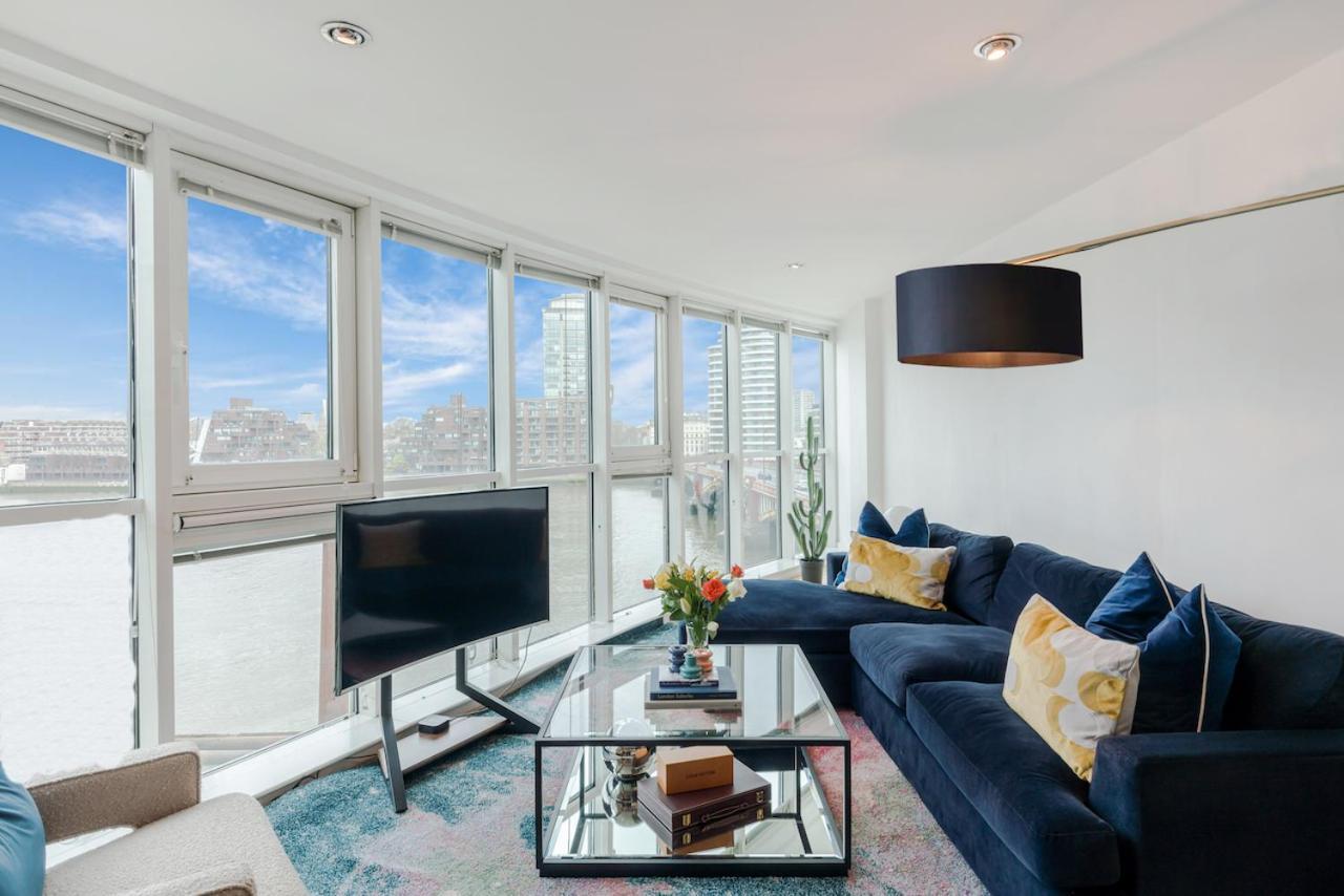 Best Thames View In Town! Large Luxxe Nomad Design Family Home Londýn Exteriér fotografie